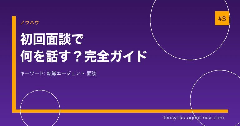 転職エージェントの面談で何を話す？準備すべきことと当日の流れ